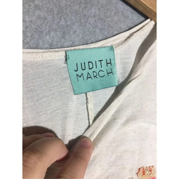 Womens Judith March Shirt Florida Blouse A Line Crop Top Colorful Casual Beachy - Picture 5 of 5